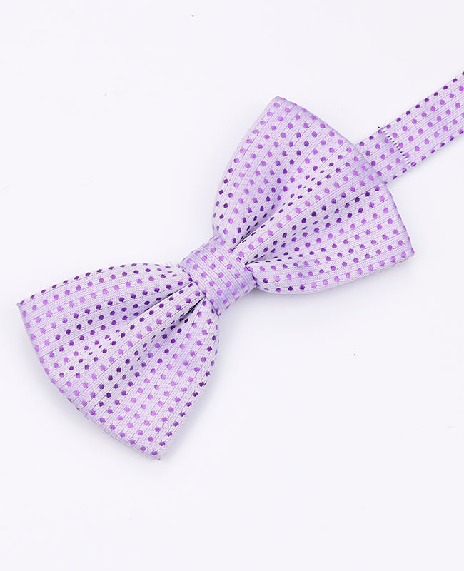 Fliege Violett Nr. 2 mit Punkten Herren aus Polyester | Louis - Unipap's