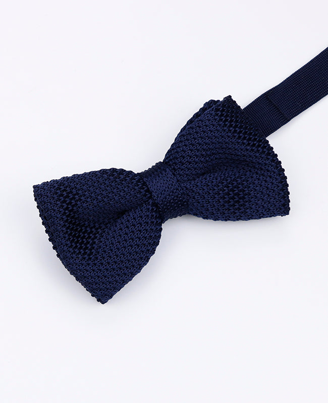 Fliege Blau n°2 Herren aus Strick «Léon»