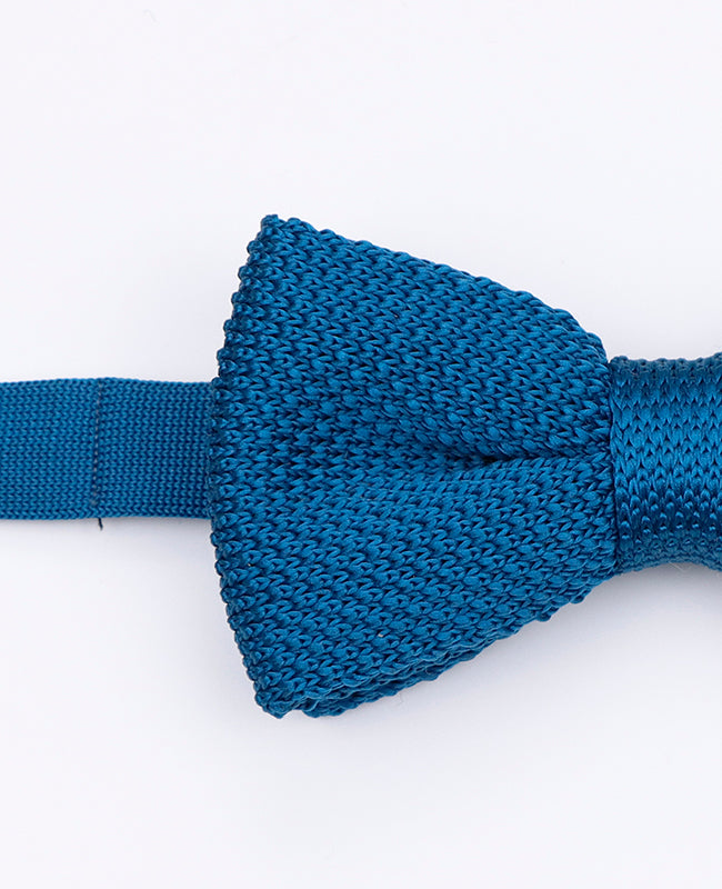 Fliege Blau n°4 Herren aus Strick «Léon»