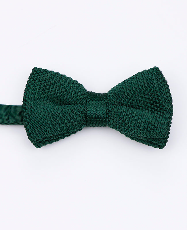 Noeud Papillon Vert n°1 Homme en Tricot «Léon»