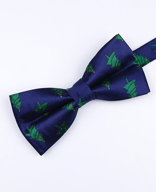 Weihnachts-Fliege Blau Nr. 1 Herren aus Polyester «Christmas»