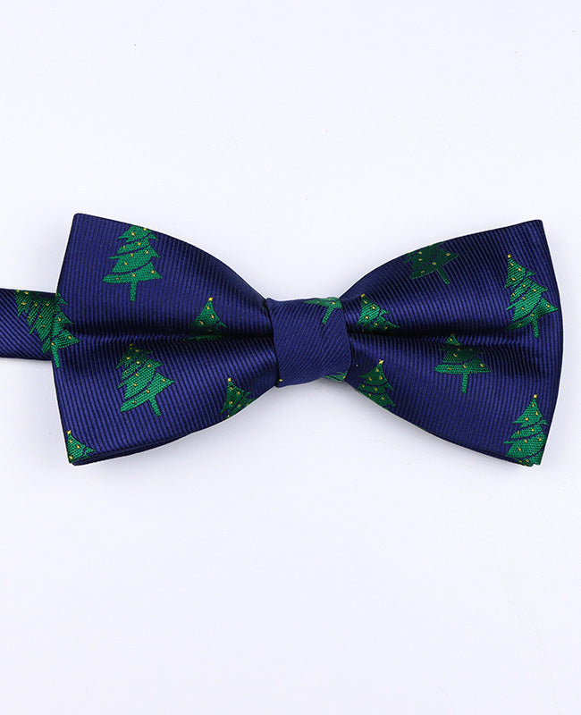 Weihnachts-Fliege Blau Nr. 1 Herren aus Polyester «Christmas»