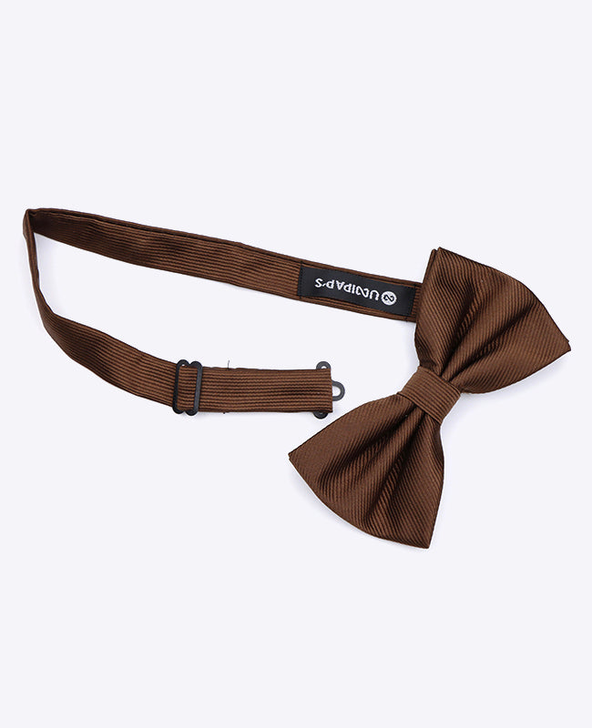 Fliege XL Braun Herren aus Polyester | Lucien - Unipap's