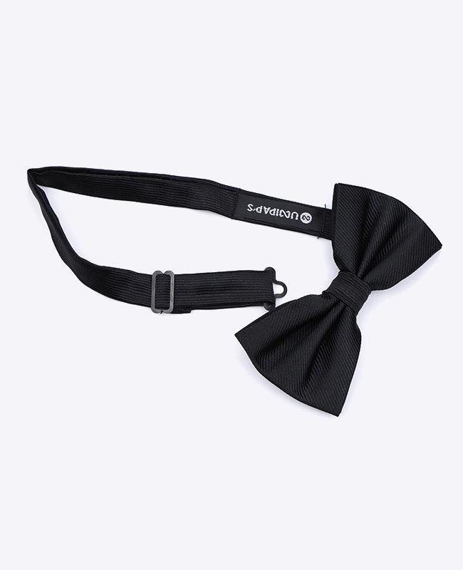 Fliege XL Schwarz Herren aus Polyester | Lucien - Unipap's