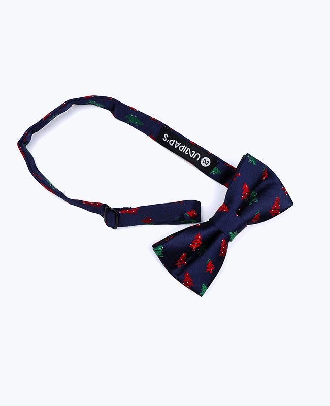 Weihnachts-Fliege Blau n°2 Kinder aus Polyester «Christmas»