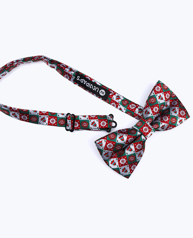 Weihnachts-Fliege Herren aus Polyester «Christmas»