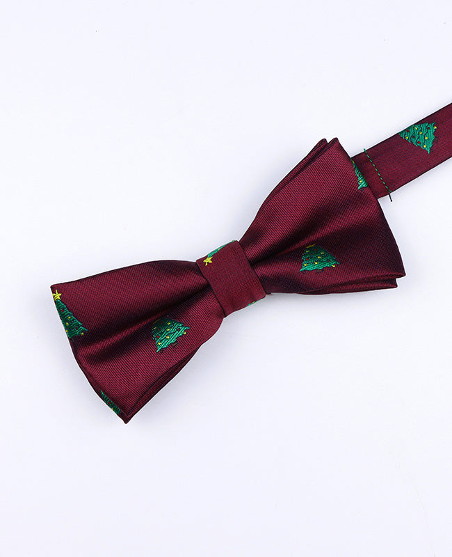 Weihnachts-Fliege Rot Nr. 1 Kinder aus Polyester «Christmas»