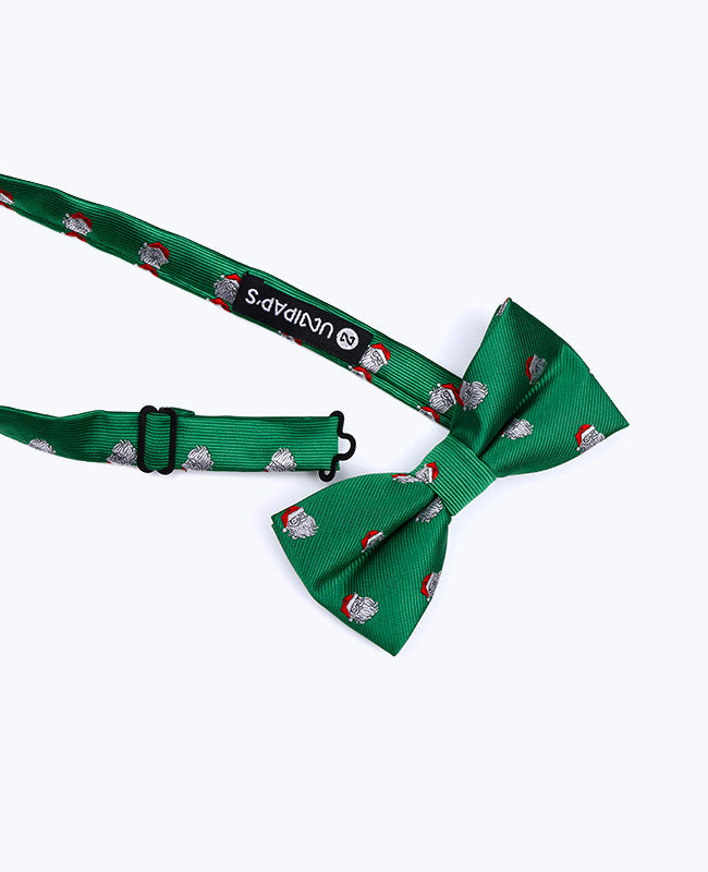 Weihnachts-Fliege Grün Nr. 1 Herren aus Polyester «Christmas»