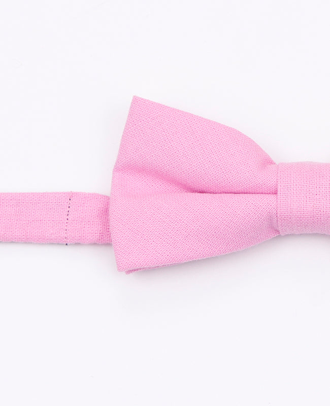 Noeud Papillon Rose n°4 Enfant en Coton «Edgard»