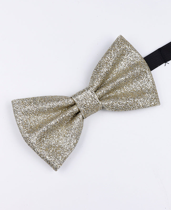 Glitzer-Fliege Silberfarben n°3 Herren aus Polyester «Olive»