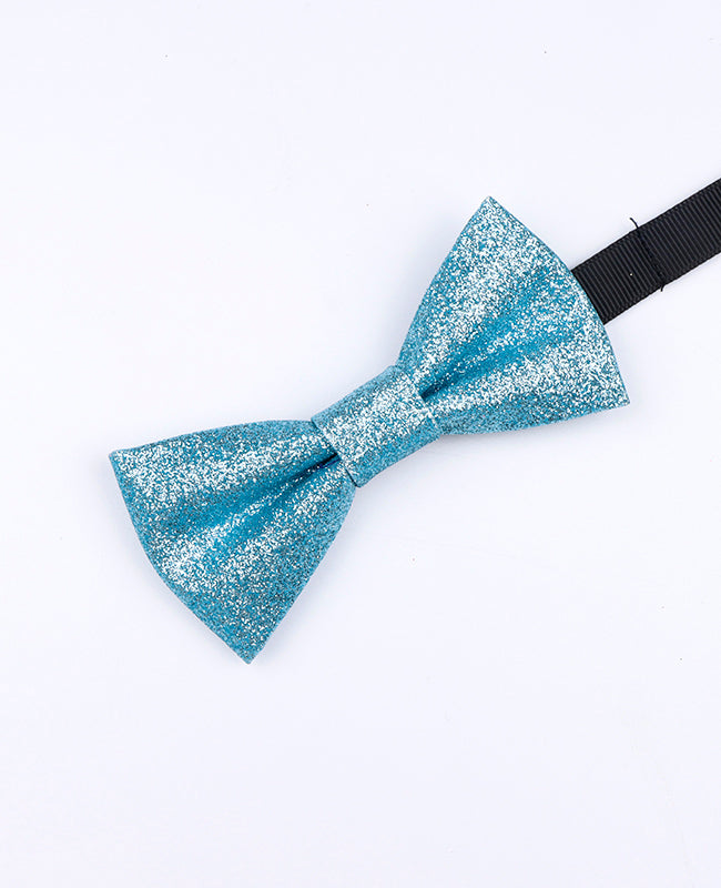 Glitzer-Fliege Blau n°3 Kinder aus Polyester «Olive»