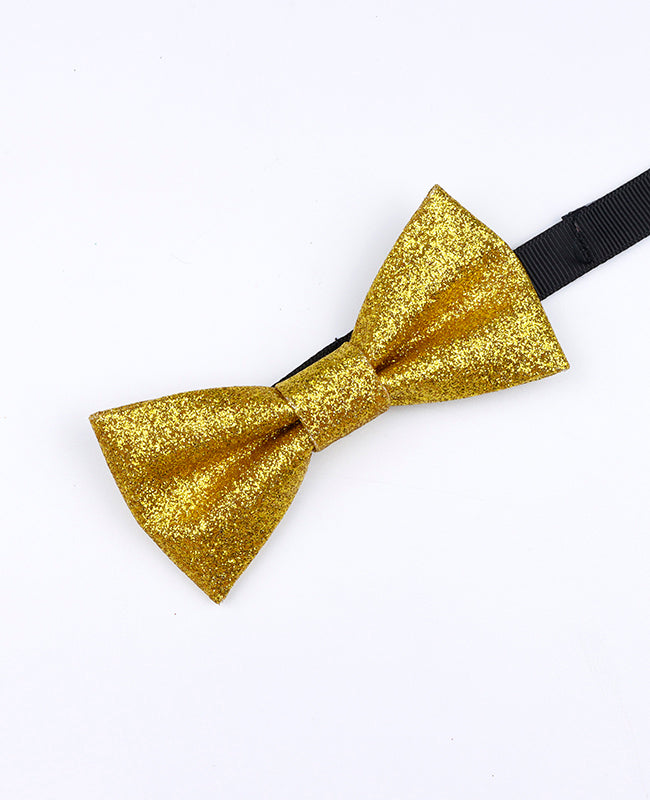 Glitzer-Fliege Goldfarben n°1 Kinder aus Polyester «Olive»