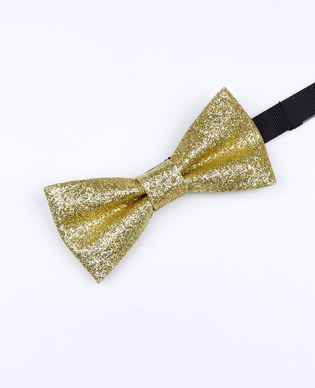 Glitzer-Fliege Gold Nr. 3 Kinder aus Polyester «Olive»