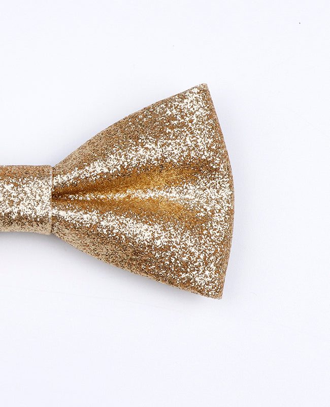 Noeud Papillon à Paillette Doré n°4 Enfant en Polyester «Olive»