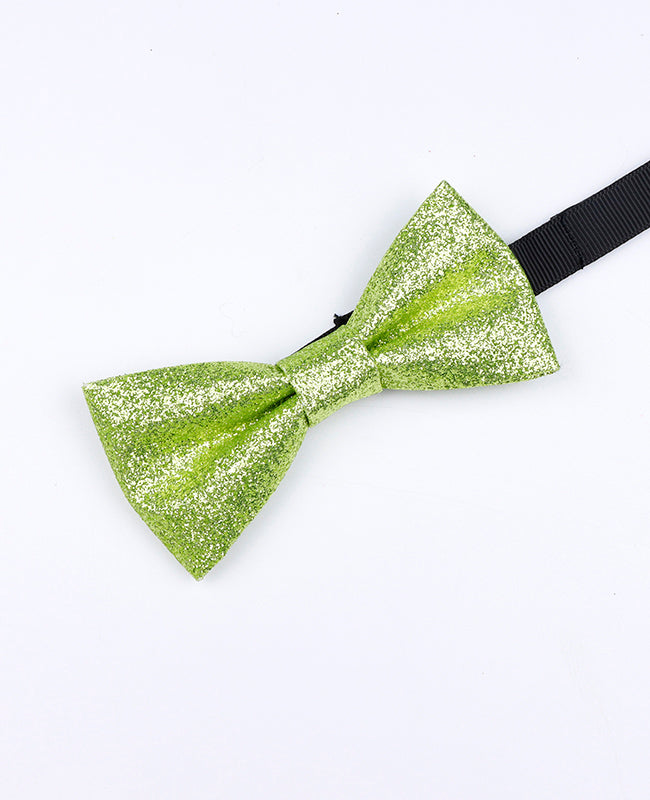 Glitzer-Fliege Grün Kinder Nr. 3 Polyester «Olive»