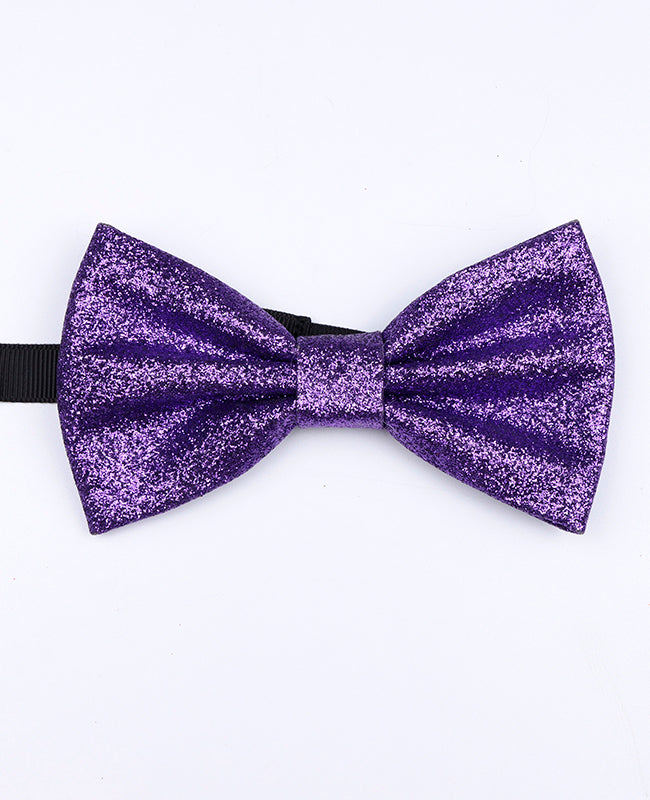 Noeud Papillon à Paillette Violet Homme en Polyester «Olive»