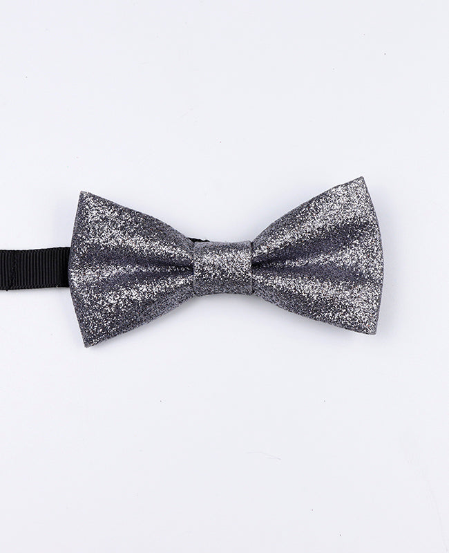 Fliege mit Silber-Glitzer Nr. 1 Kinder aus Polyester «Olive»