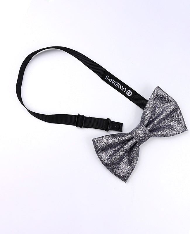 Glitzer-Fliege Silber n°1 aus Polyester «Olive»