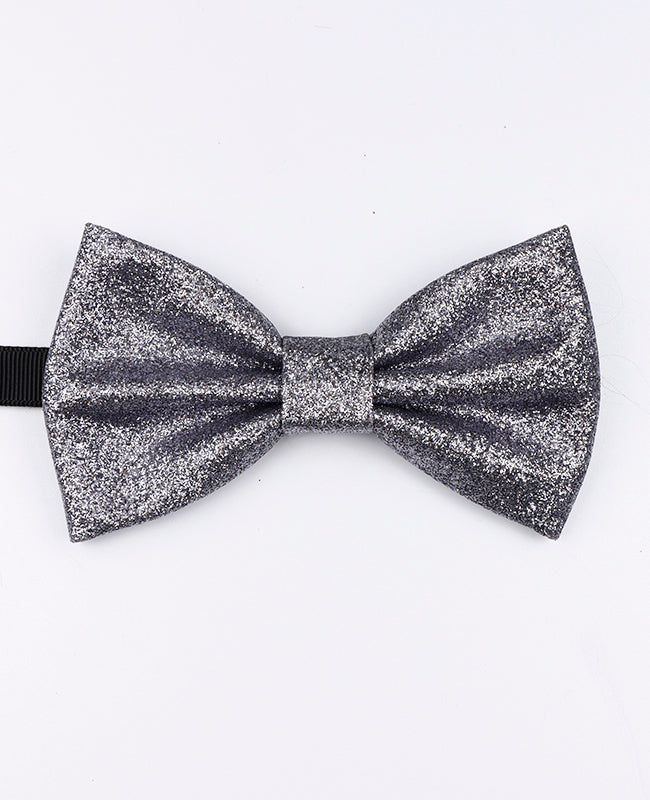 Glitzer-Fliege Silber n°1 aus Polyester «Olive»