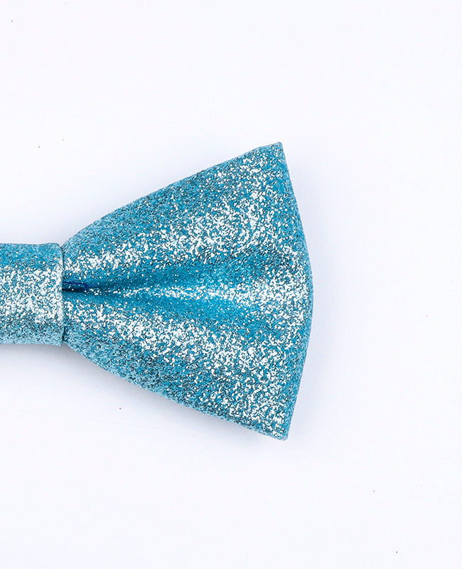 Fliege mit Blau-Glitzer Nr. 3 Kinder aus Polyester «Olive»