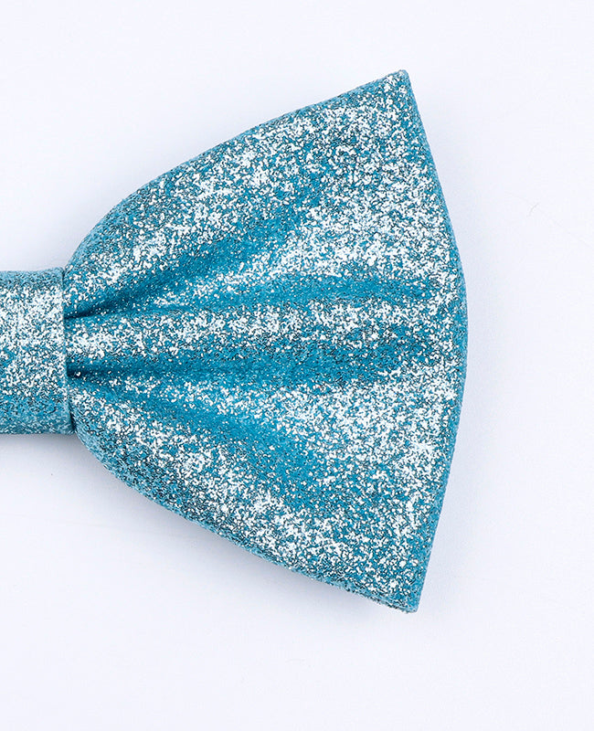 Glitzer-Fliege Blau Nr. 3 Herr aus Polyester «Olive»