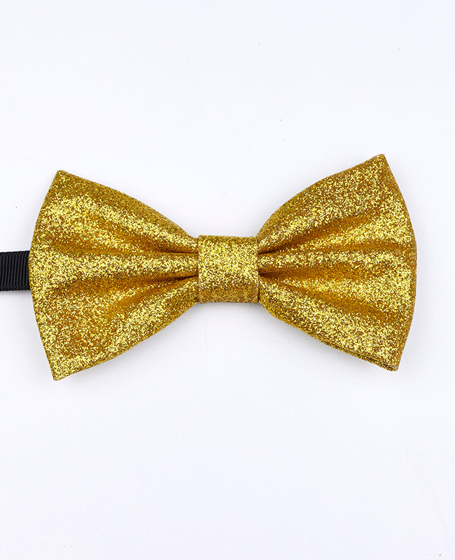 Goldene Pailletten-Fliege Nr. 1 Herren aus Polyester «Olive»