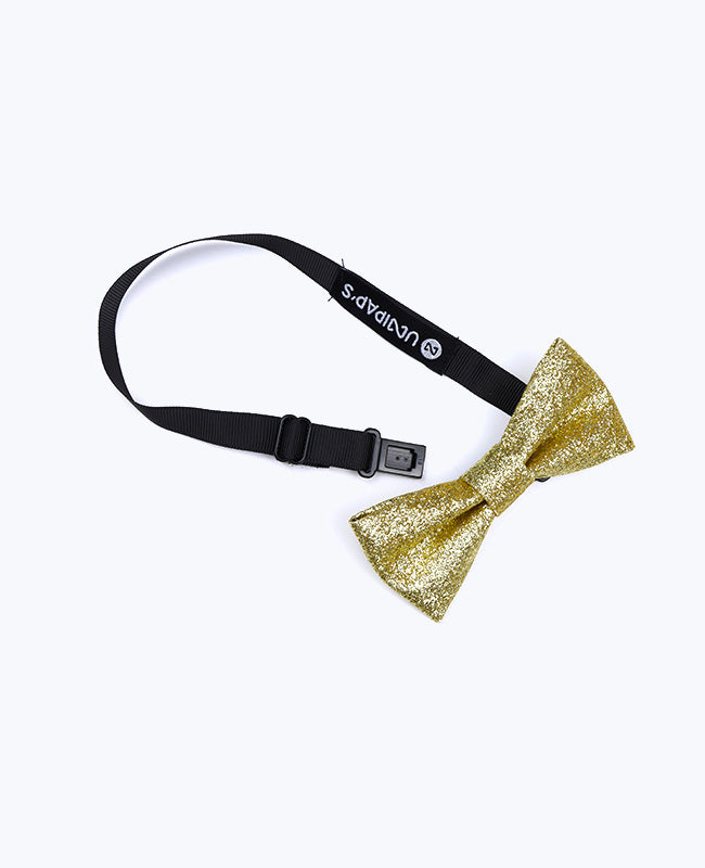 Fliege mit Goldglitzer n°3 Kinder aus Polyester «Olive»