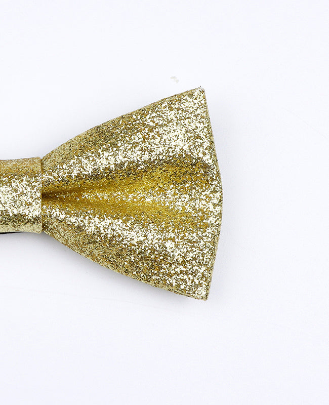 Fliege mit Goldglitzer n°3 Kinder aus Polyester «Olive»