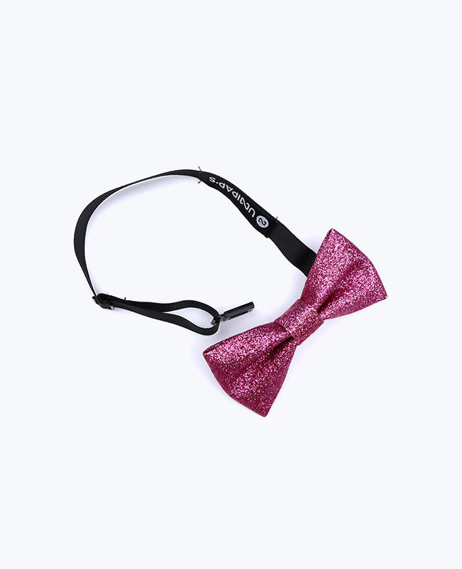 Fliege mit Glitzer Rosa Nr. 1 Kinder aus Polyester «Olive»