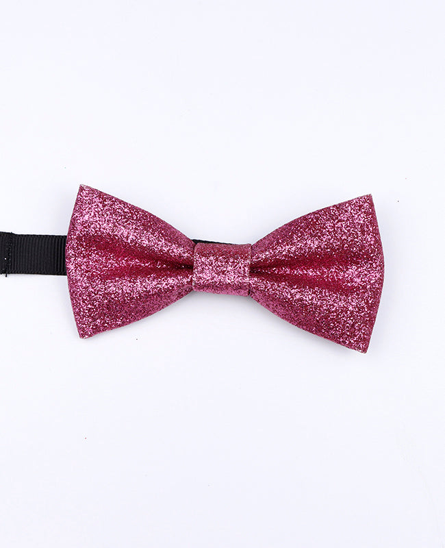 Fliege mit Glitzer Rosa Nr. 1 Kinder aus Polyester «Olive»