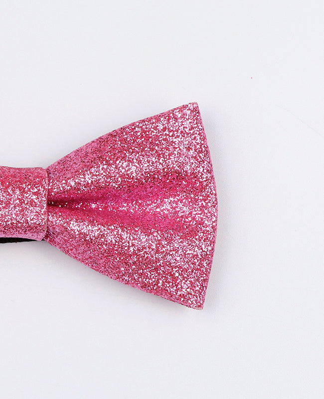 Glitzer-Fliege Rosa Nr. 2 Kinder aus Polyester «Olive»