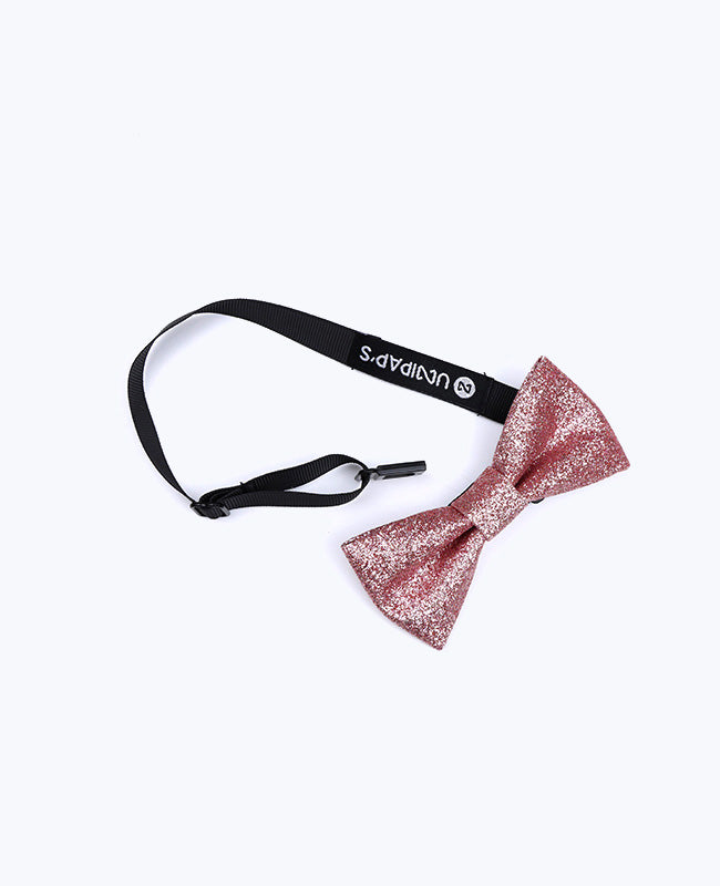 Glitzer-Fliege Rosa Nr. 4 Kinder aus Polyester «Olive»