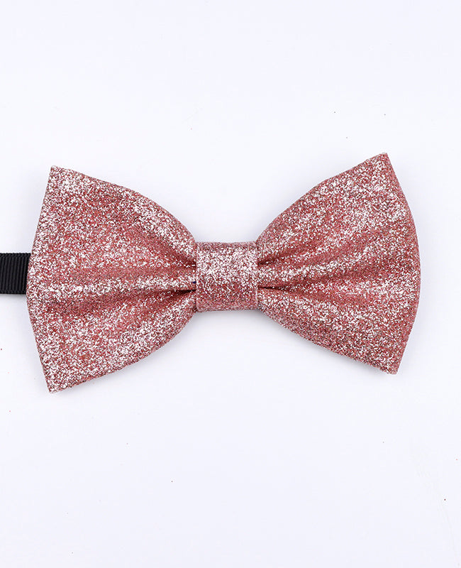 Fliege mit rosa Pailletten Nr. 4 aus Polyester «Olive»