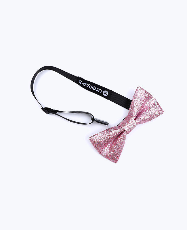 Fliege mit Roséglitzer n°5 Kinder aus Polyester «Olive»