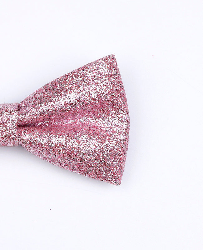 Fliege mit Roséglitzer n°5 Kinder aus Polyester «Olive»