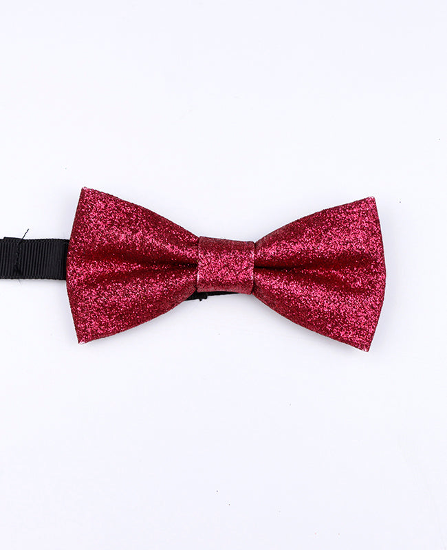 Fliege mit Pailletten Rot Nr. 1 Kinder aus Polyester «Olive»