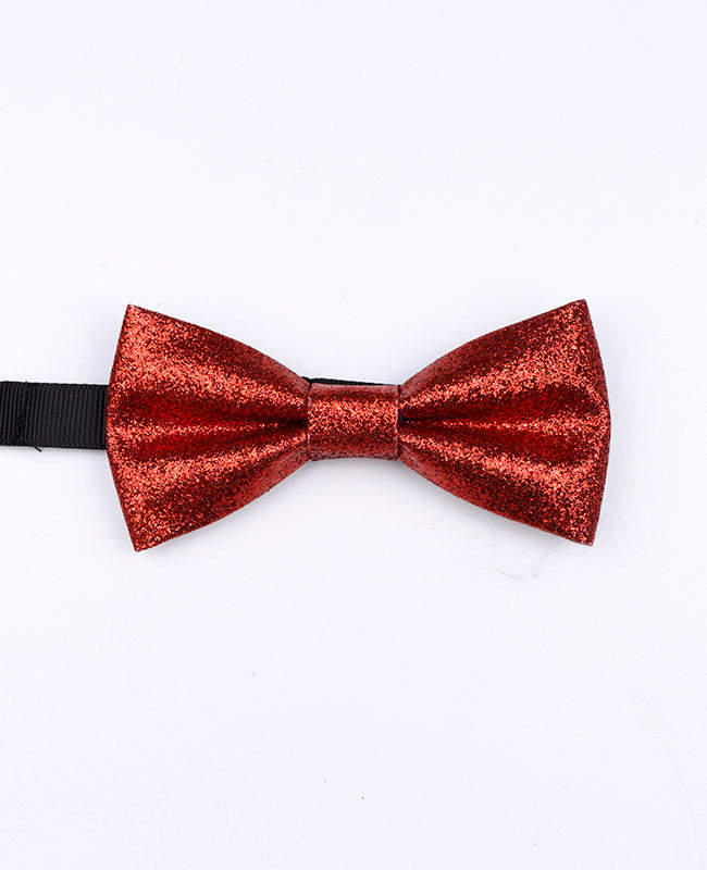 Glitzer-Fliege Rot Nr. 2 Kinder aus Polyester «Olive»
