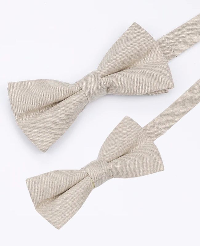 Fliegen Beige Vater & Sohn aus Baumwolle «Edgard»