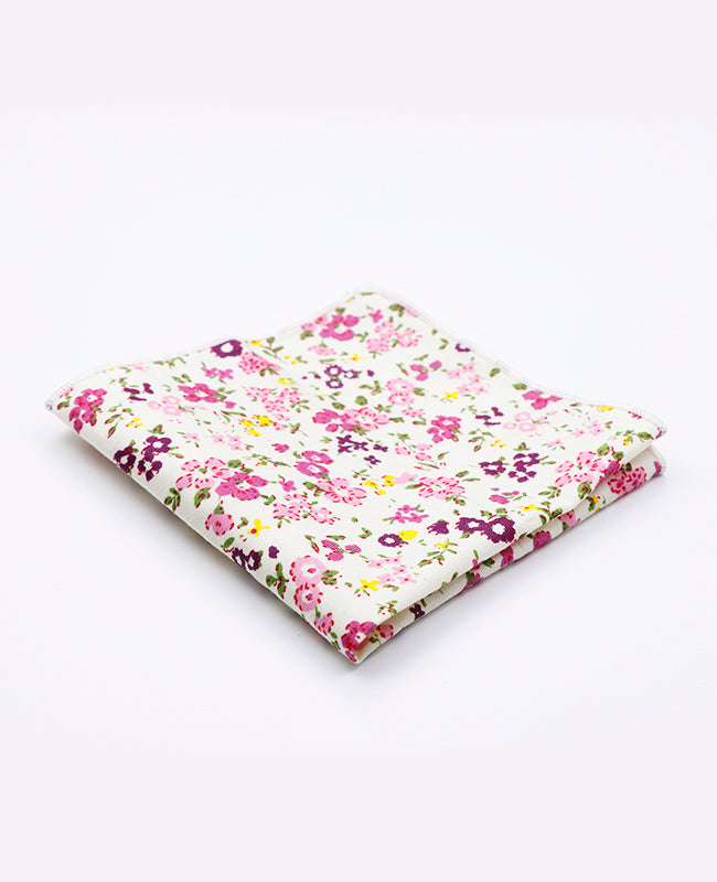 Einstecktuch Liberty Rosa Nr. 1 aus Baumwolle | Gaspard - Unipap's