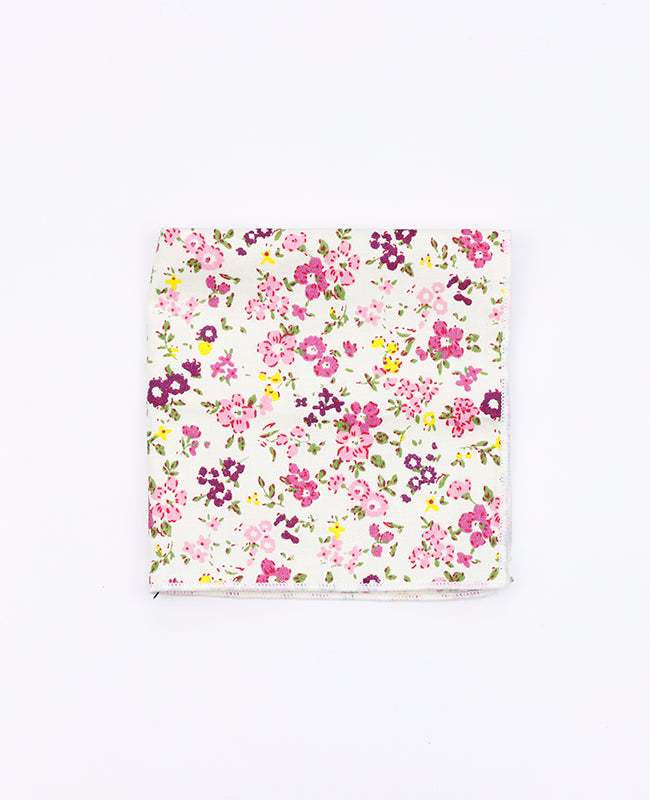 Einstecktuch Liberty Rosa Nr. 1 aus Baumwolle | Gaspard - Unipap's