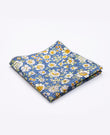 Einstecktuch Liberty Blau Nr. 2 aus Baumwolle | Gaspard - Unipap's