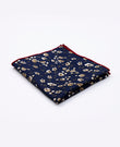 Einstecktuch Liberty Blau n°13 aus Baumwolle | Gaspard - Unipap's