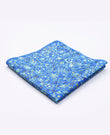 Einstecktuch Liberty Blau Nr. 3 aus Baumwolle «Gaspard»