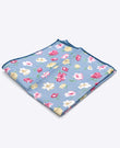Einstecktuch Liberty Blau n°4 Baumwolle | Gaspard - Unipap's