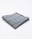 Einstecktuch Tartan Grau n°1 aus Baumwolle | Marcel - Unipap's