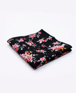 Pochette de Costume Liberty Noir n°1 en Coton | Charles - Unipap's