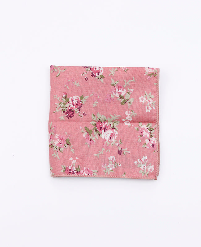 Einstecktuch Liberty Rosa aus Baumwolle | Charles - Unipap's