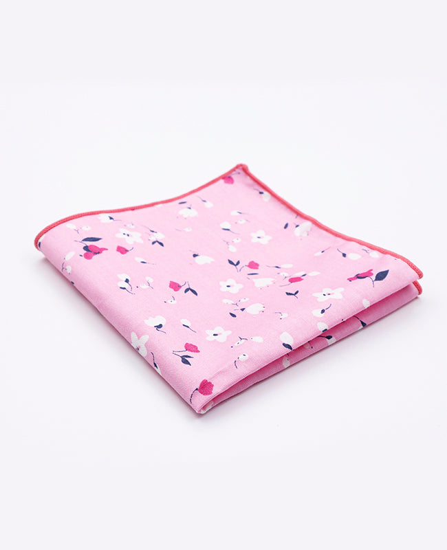 Einstecktuch Liberty Rosa n°2 Baumwolle | Gaspard - Unipap's