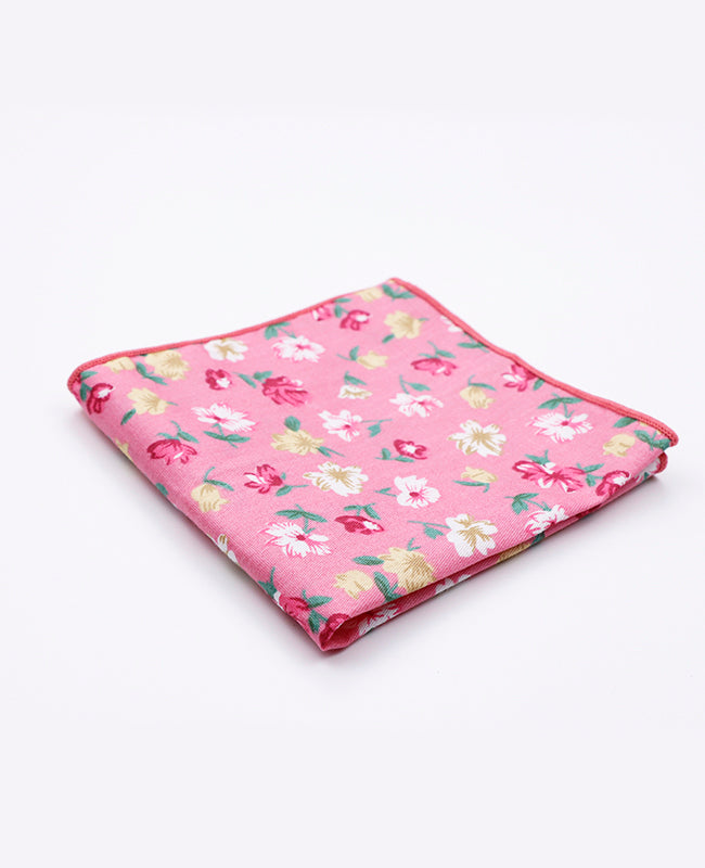 Einstecktuch Liberty Rosa n°3 Baumwolle | Gaspard - Unipap's