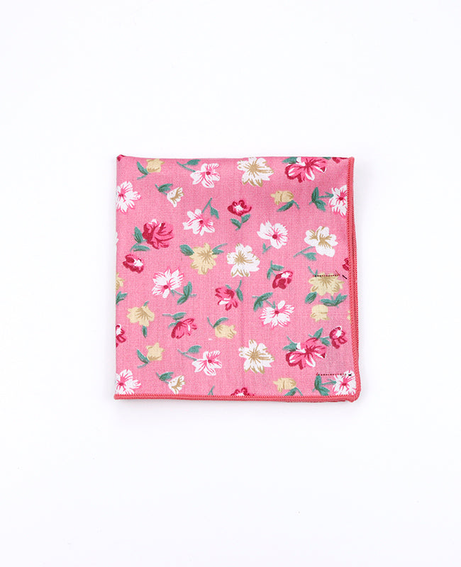 Einstecktuch Liberty Rosa n°3 Baumwolle | Gaspard - Unipap's